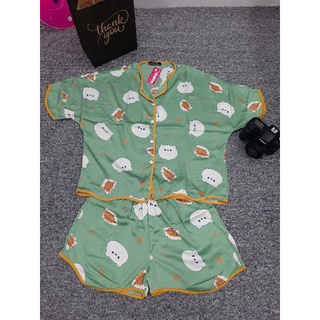 Bộ đồ Pijama lụa mango free size nhiều màu