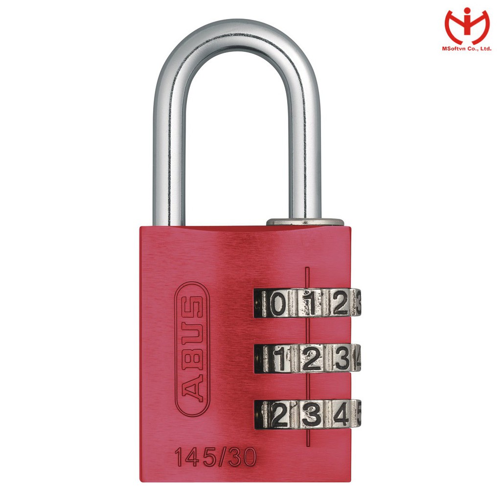 Ổ khóa số ABUS 145/30 Thân rộng 30mm Khóa hành lý - MSOFT