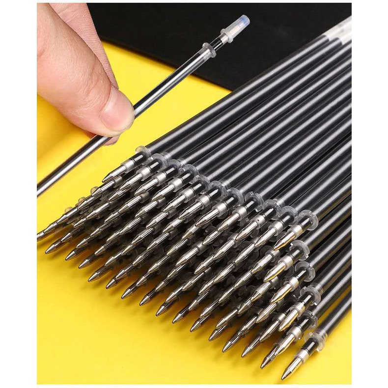 Ruột Bút Bi Mực Đen / Màu Đỏ / Xanh Dương / Ngòi 0.5mm Ngòi 0.38mm