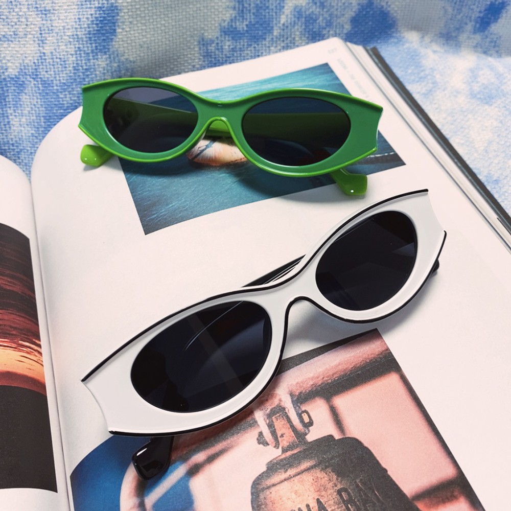 Kính Mát Gọng Oval Phong Cách Retro Hàn Quốc Cho Nam | BigBuy360 - bigbuy360.vn