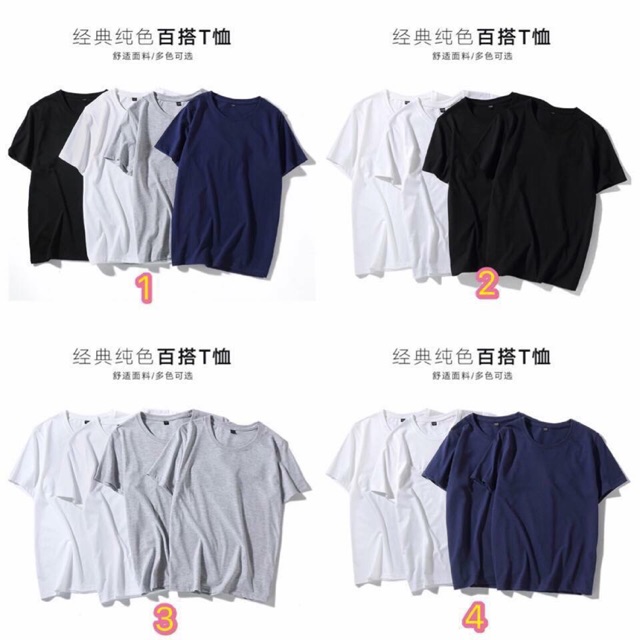 Order áo phông trơn