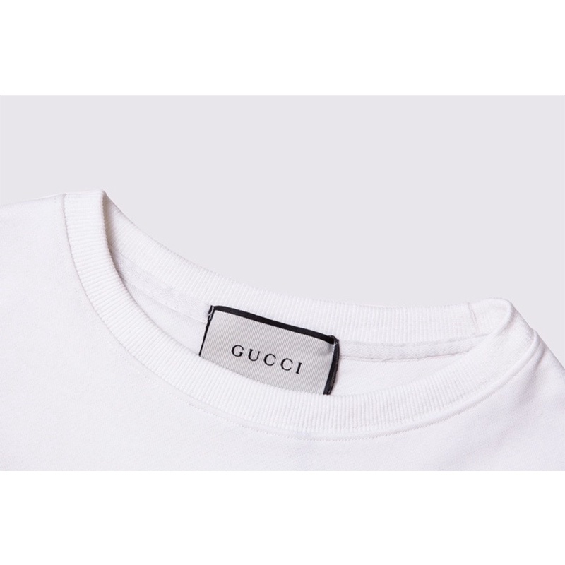 Gucci Áo Sweater Cotton Cổ Tròn Dài Tay Thời Trang Unisex 8027