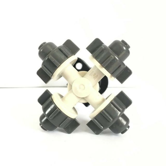 1 Chiếc vòi béc phun sương 4 cửa loại xịn Aqua Mate MN-4132 nhập khẩu Đài Loan Ren 21