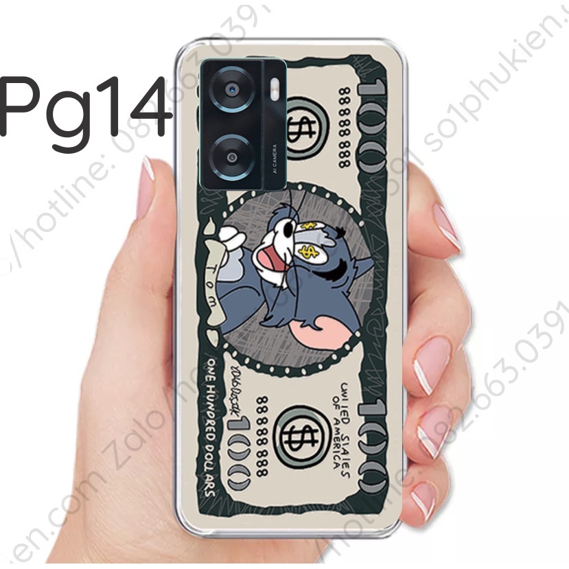 Ốp lưng Oppo A57 2022  A77  / A77s / A57s dẻo in hình sắc nét hoạt hình dễ thương