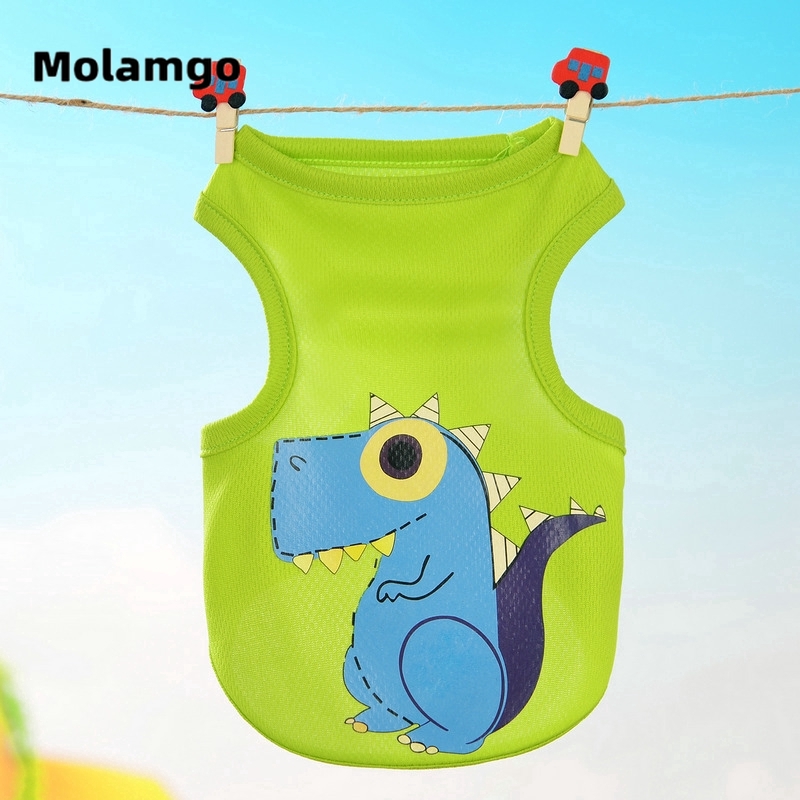 MOLAMGO  Áo thun in họa tiết dễ thương thời trang xuân hè cho thú cưng