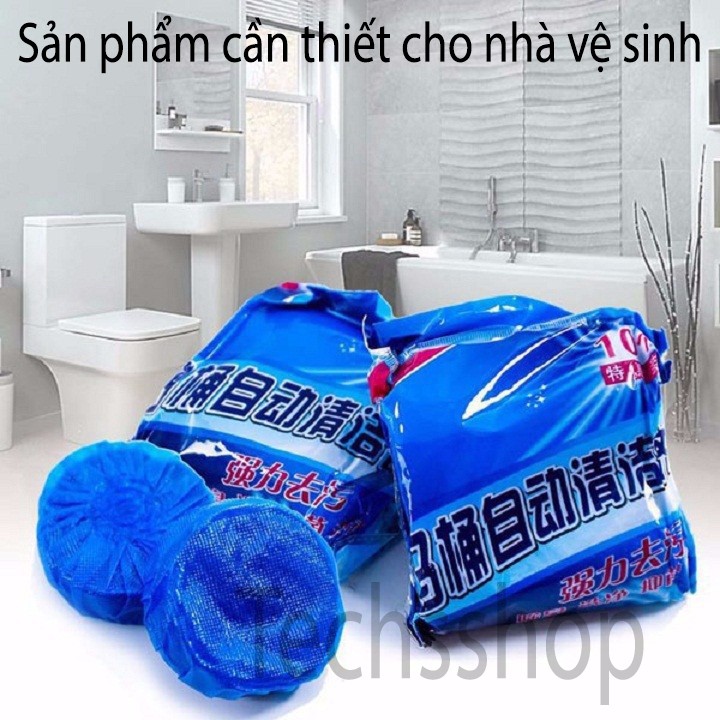 Viên nén tẩy bồn cầu - Bịch 10 viên nén bồn cầu - Khử mùi bồn cầu