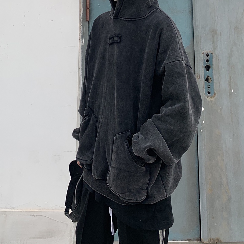 Áo hoodie nam form rộng, áo hoodie nữ form rộng màu đen mặc nhà đi chơi thời trang hàn quốc học sinh | BigBuy360 - bigbuy360.vn