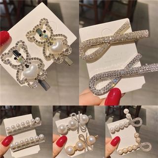 Kẹp Tóc Trang Trí Hình Nốt Nhạc Đính Đá Và Ngọc Trai Xinh Xắn Cho Nữ