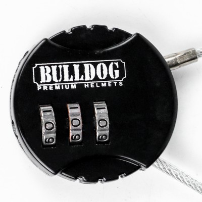 Đổ buôn - KHÓA DÂY BULLDOG 40CM - Khóa mũ bảo hiểm cao cấp - Khóa số dây cáp cao cấpt.