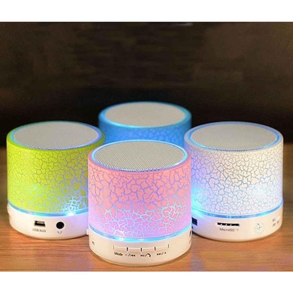 Loa Bluetooth Music Mini Speaker ⚡FREESHIP⚡ Đèn Led Đổi Màu, Nhiều Màu Sắc