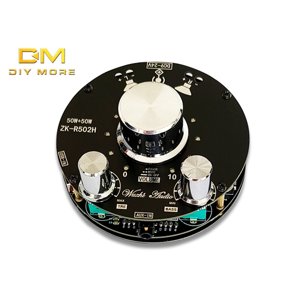 DIYMORE Bảng Mạch Khuếch Đại Âm Thanh ZK-R502H TPA3116 50WX2 Chuyên Dụng