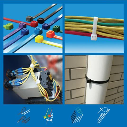 Dài 100mm - Bộ 100 cái dây rút, dây thít nhựa 1 màu