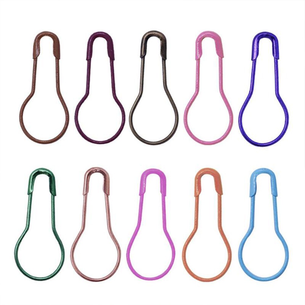 Set 100 kẹp đánh dấu chuyên dùng để đan móc len dệt kim diy hình quả bầu