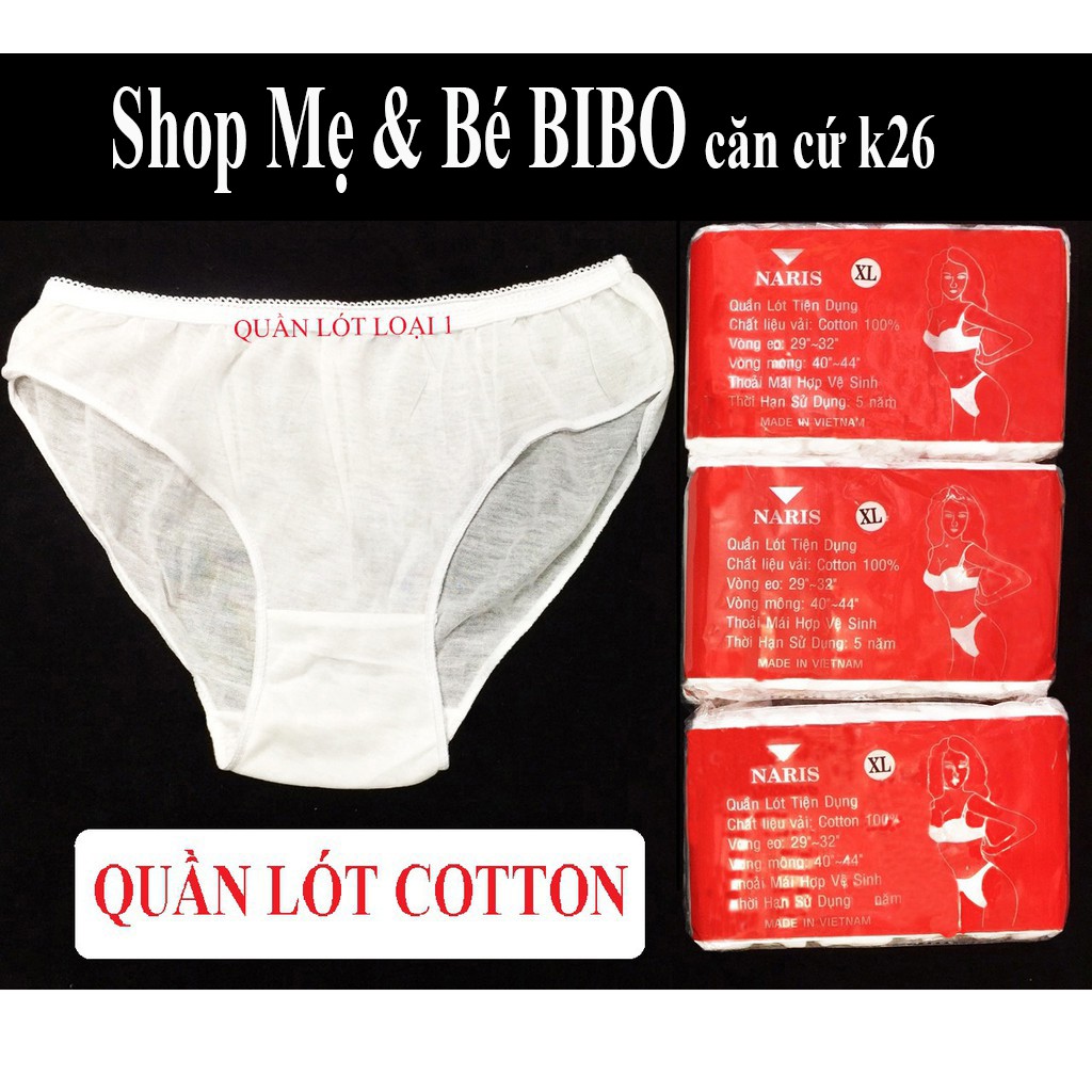 SET 6 QUẦN LÓT GIẤY 100% COTTON DÙNG 1 LẦN CHO MẸ BẦU SAU SINH/SINH VIÊN HỌC QUÂN SỰ/ DU LỊCH/ SPA (Loại 1)