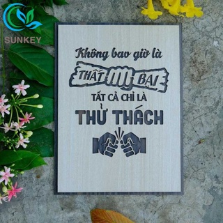 Tranh treo tường decor trang trí - tranh động lực slogan - trang trí nhà cửa, văn phòng làm việc, tạo động lực