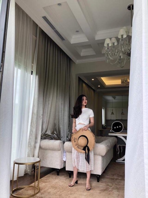 Chân váy voan tiểu thư mimee