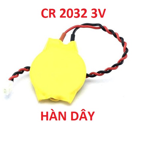 Pin cmos chân hàn đứng chân hàn ngang hàn dây CR1220 CR2032 3v cho điều khiển