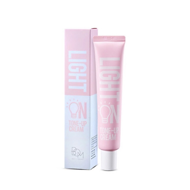 Kem Nâng Tông Da Bom Light On Tone -Up Cream, hsd 6/2022, bao bì không đẹp