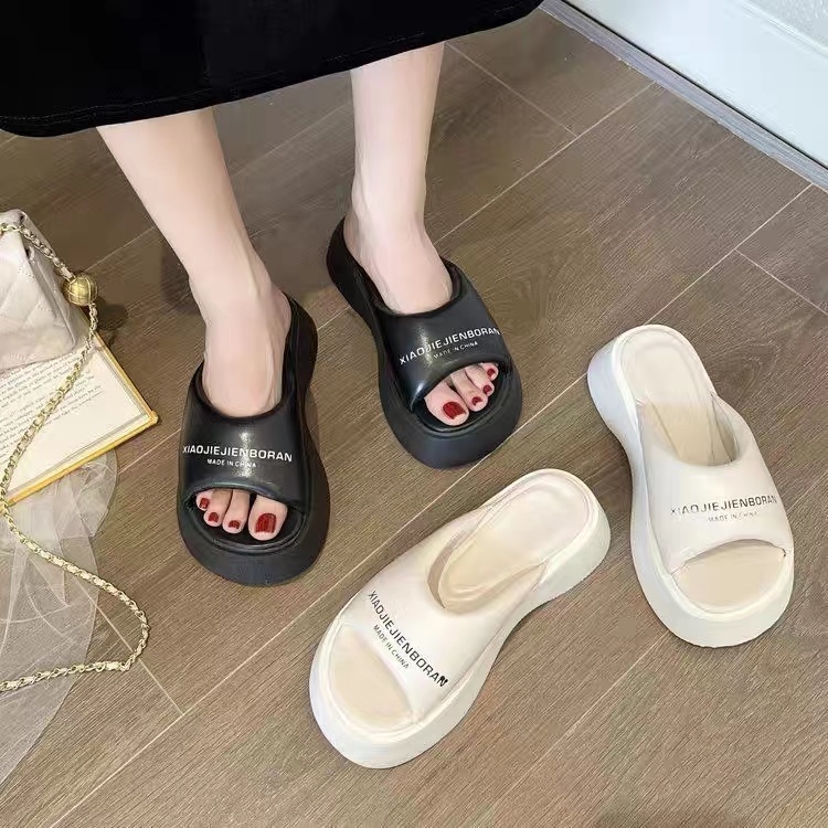 Dép bánh mì đế cao Dép đế xuồng Dép Xăng Đan Đi Biển Thời Trang Mùa Hè Cho Nữ