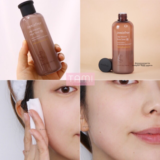 NƯỚC HOA HỒNG INNISFREE JEJU VOLCANIC PORE TONER 2X