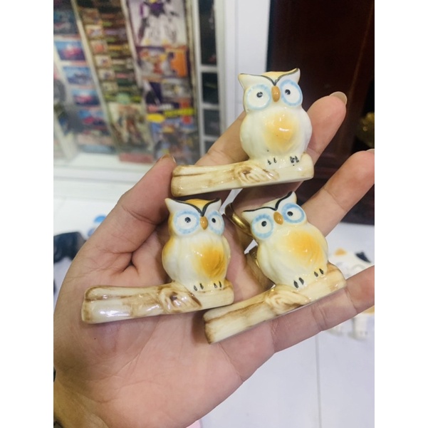Gác đũa bằng gốm sứ Vintage of Minh Long porcelain fish