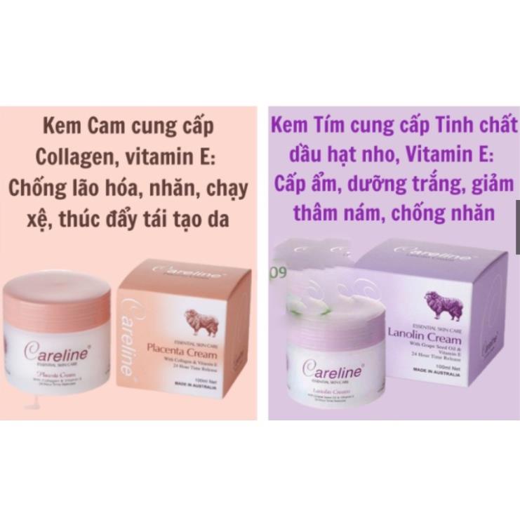 Kem Dưỡng Ẩm Cừu Careline Lanolin Cream 100ml Úc