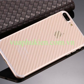 Miếng dán lưng vân carbon iPhone 7Plus/ 8 Plus
