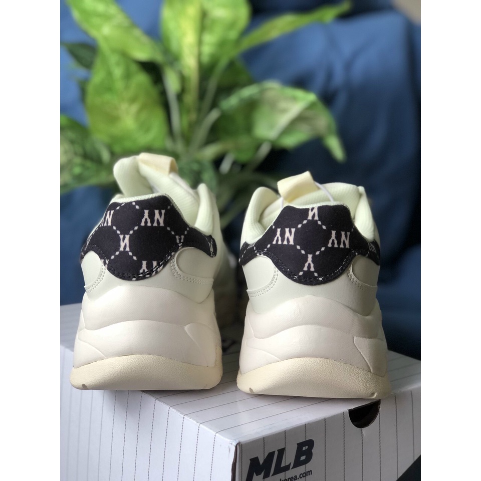 [ TẶNG Tất Cao Cấp ] ZinVg Giầy Thể Thao Nam Nữ,Giầy MLB vân NY, Độn Đế Tăng Chiều Cao Siêu Hot Full size