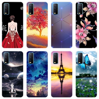 Ốp điện thoại TPU silicon mềm họa tiết hoạt hình dễ thương dành cho VIVO Y20 2021 Y20s VIVOY20 VIVOY20s