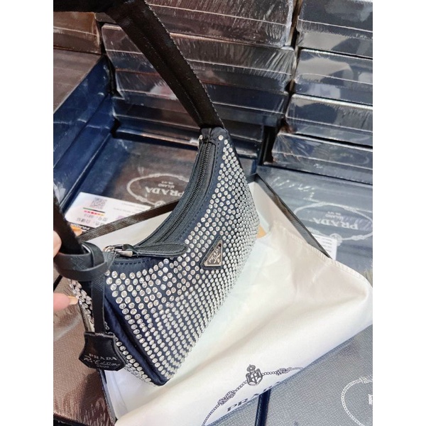 TÚI PRADA BLING BILING KẸP NÁCH FULL BOX SEAL