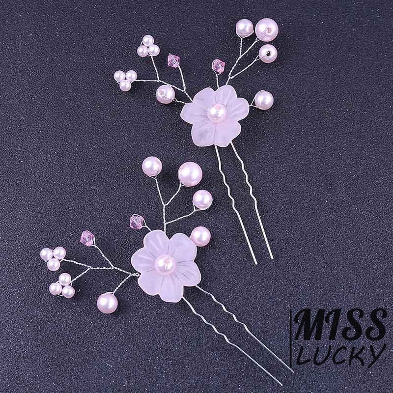 Set 2 trâm cài tóc hình hoa thanh tú thời trang Hàn cho nữ