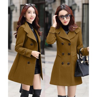 Áo khoác dạ Vinabrands màu Da Bò