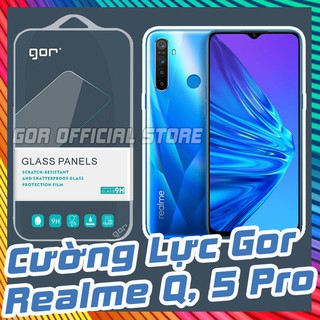 Kính cường lực Realme 5 Pro, Realme Q chính hãng GOR