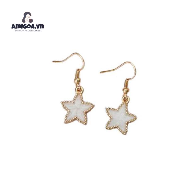 Khuyên Tai Hình Ngôi Sao / Trái Tim Đơn Giản Thời Trang