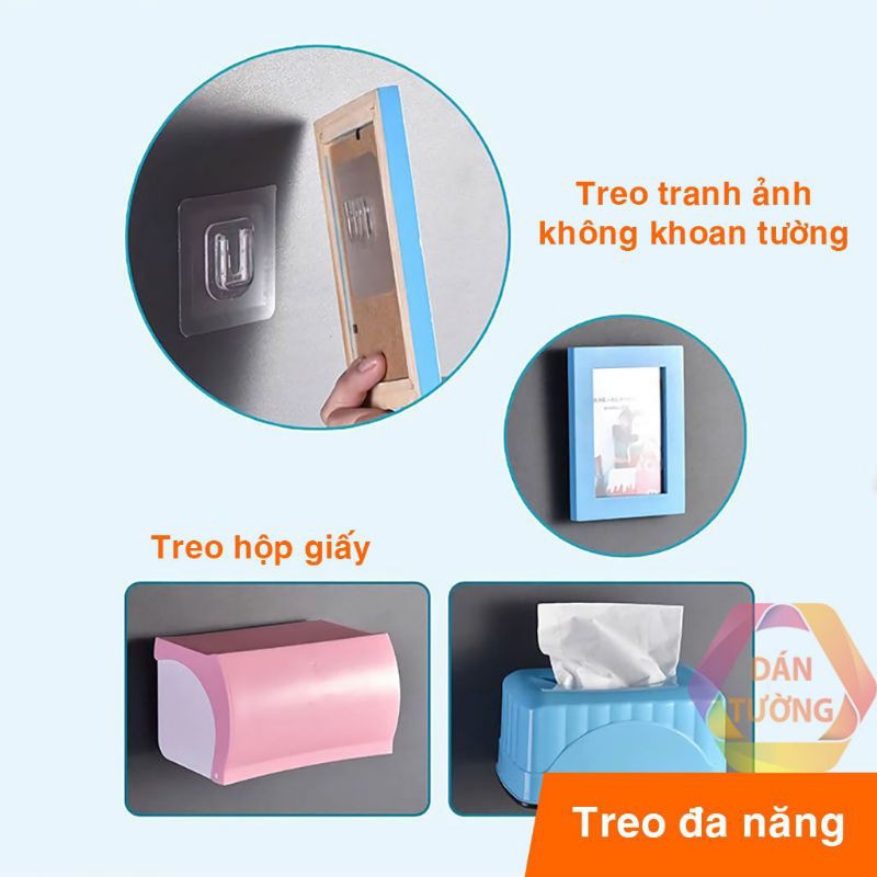 Bộ 2 móc dán tường ghép đôi chữ U