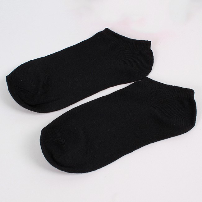 [COMBO 2] [ HOÀN XU 10% ĐƠN 0 ĐỒNG ] Vớ Tất Nam Ngắn Hàn Quốc Màu Đen Cao Cấp - TN1