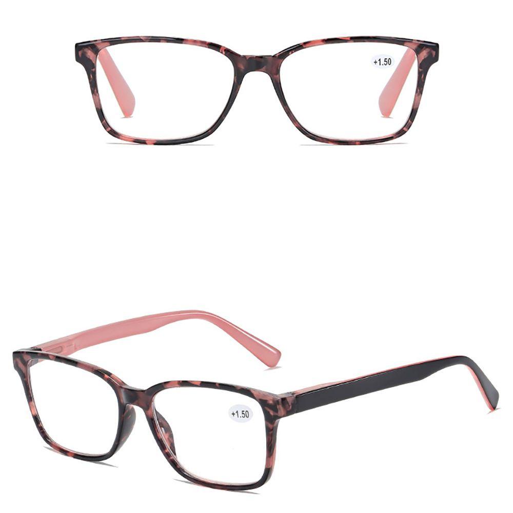 Kính Đọc Sách Chống Bức Xạ Bằng Nhựa Resin Chống Bức Xạ In Họa Tiết Da Báo Phong Cách Retro Cho Nam Và Nữ