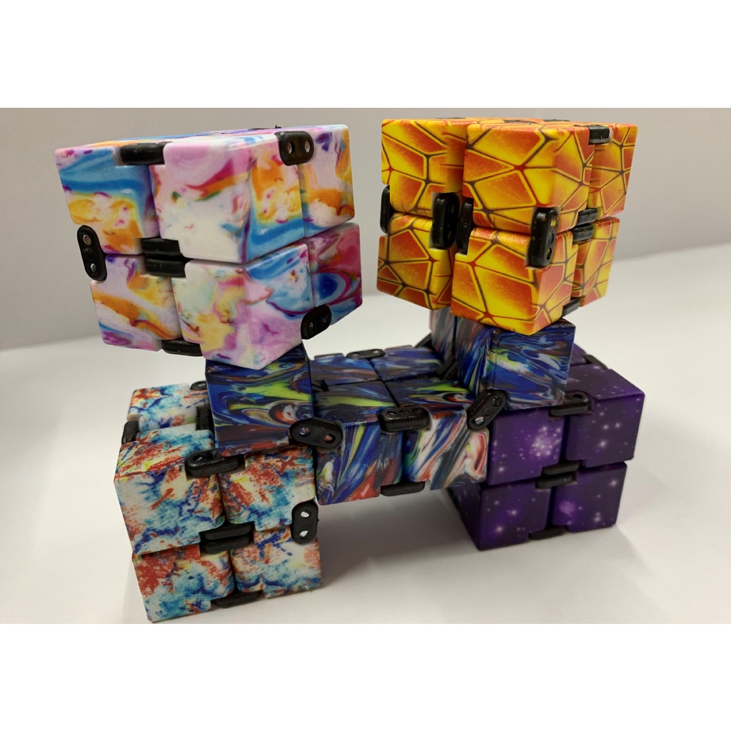 ❂✇Cross-Border Infinite Rubik s Cube Giải nén không giới hạn Đồ chơi II có sẵn trong kho cung cấp bầu trời đầy sao in UV