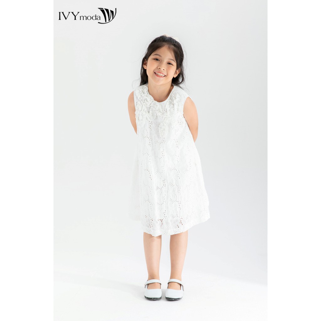 Đầm thô chữ A bé gái IVY moda MS 41G1245