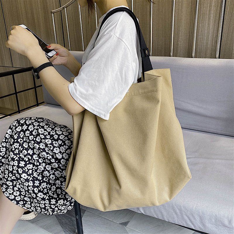 Túi Xách Canvas Sức Chứa Lớn Phong Cách Nhật Bản Thời Trang Mới 2022 Dành Cho Nữ