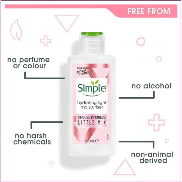 [Mã COS1904 giảm 8% đơn 300K] Kem Dưỡng Da Simple Hydrating Light Moisturiser 125ml [Mẫu mới]