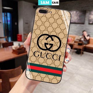 Ốp lưng kính iphone 8 Plus hình Gucci - Samcase