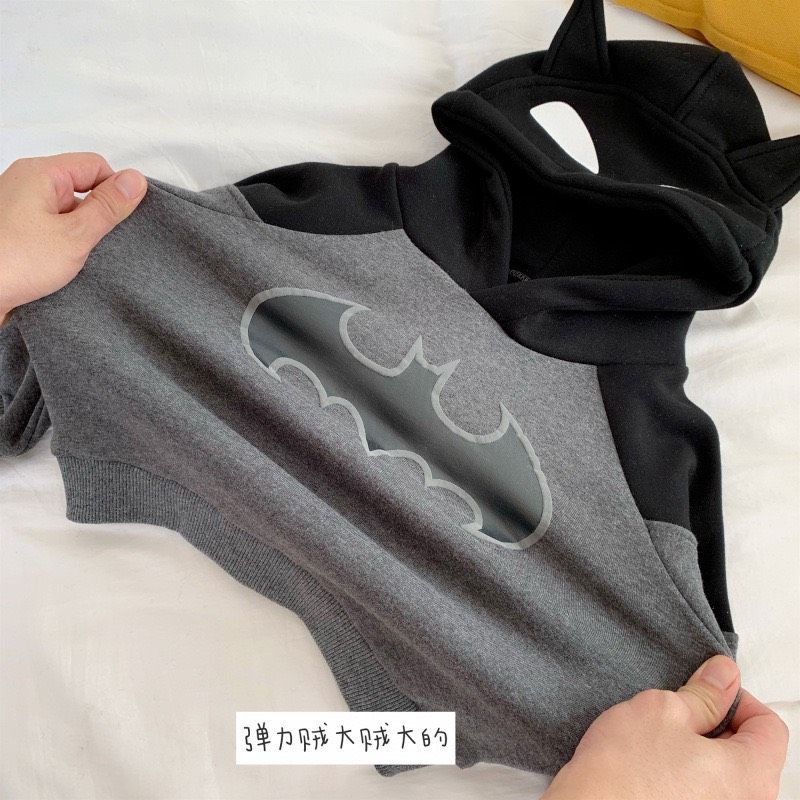 Áo nỉ batman có mũ cho bé