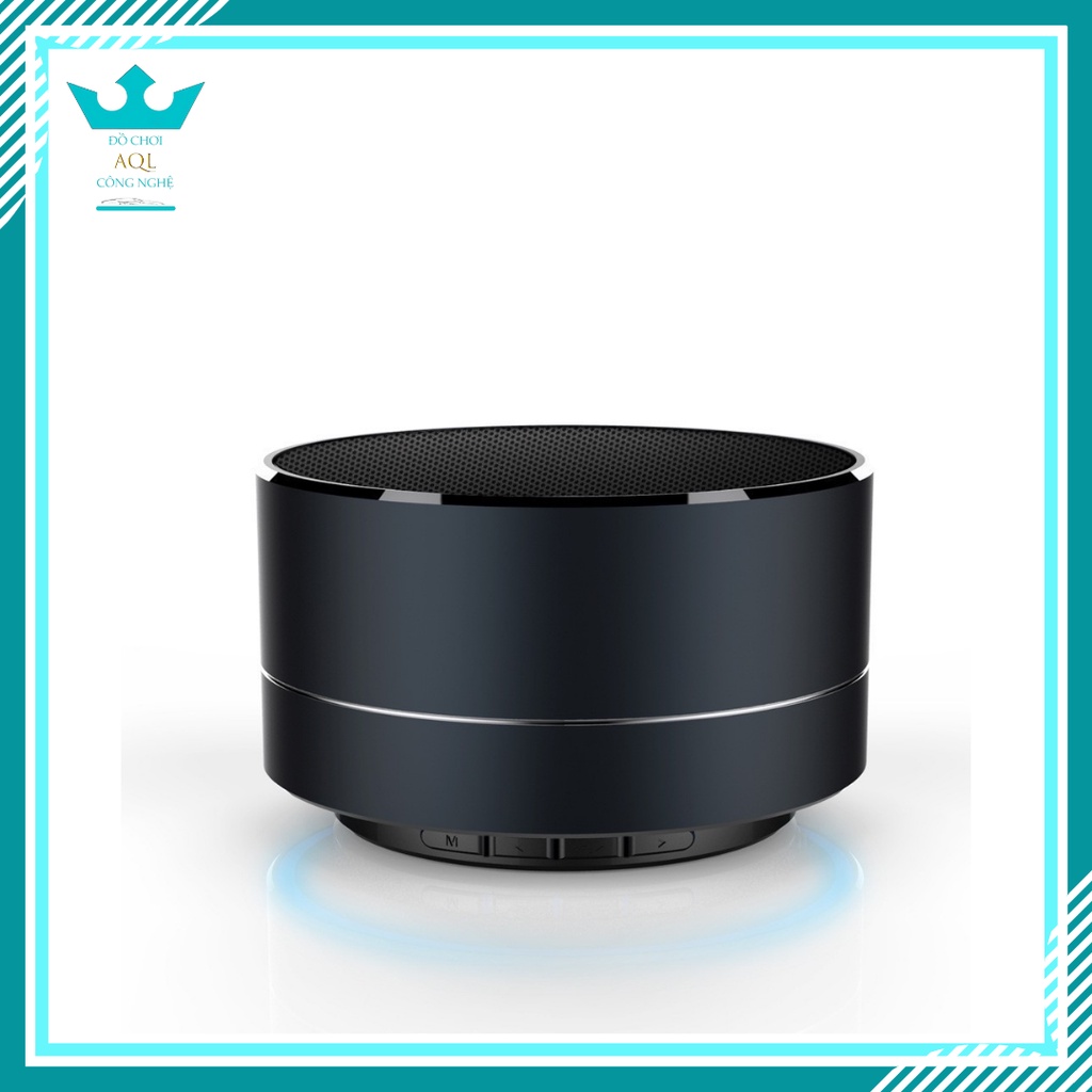 Loa Bluetooth Mini Nhỏ Gọn Dễ Thương - Loa Không Dây Để Bàn Có Đèn Led Nháy Pin Trâu