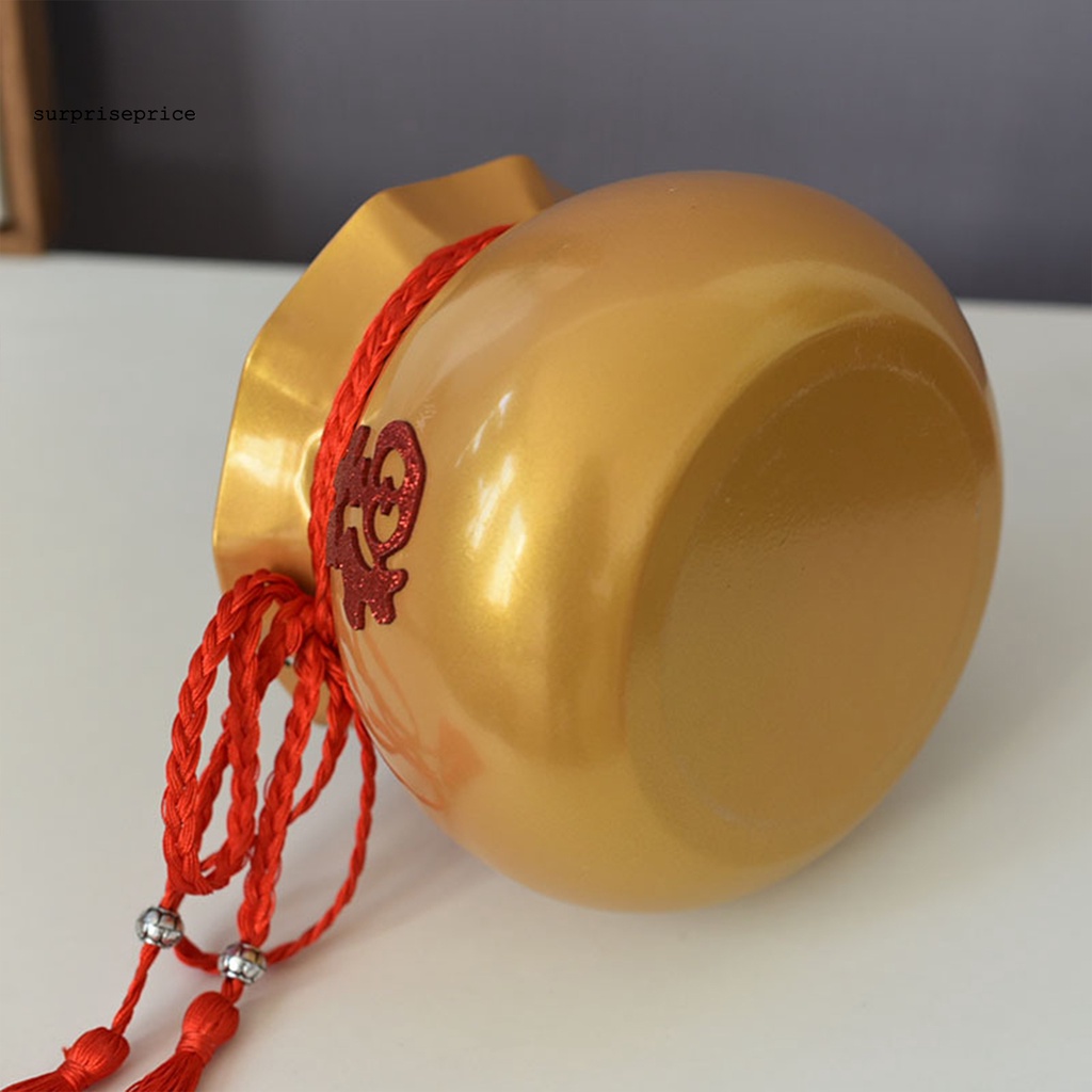 SPA Chậu hoa may mắn bằng kim loại hình túi xách đựng hoa mắt mang lại sự may mắn mùa xuân