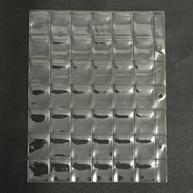 Bộ 20 Bìa Đựng Tiền Xu 42 Ngăn Bằng PVC