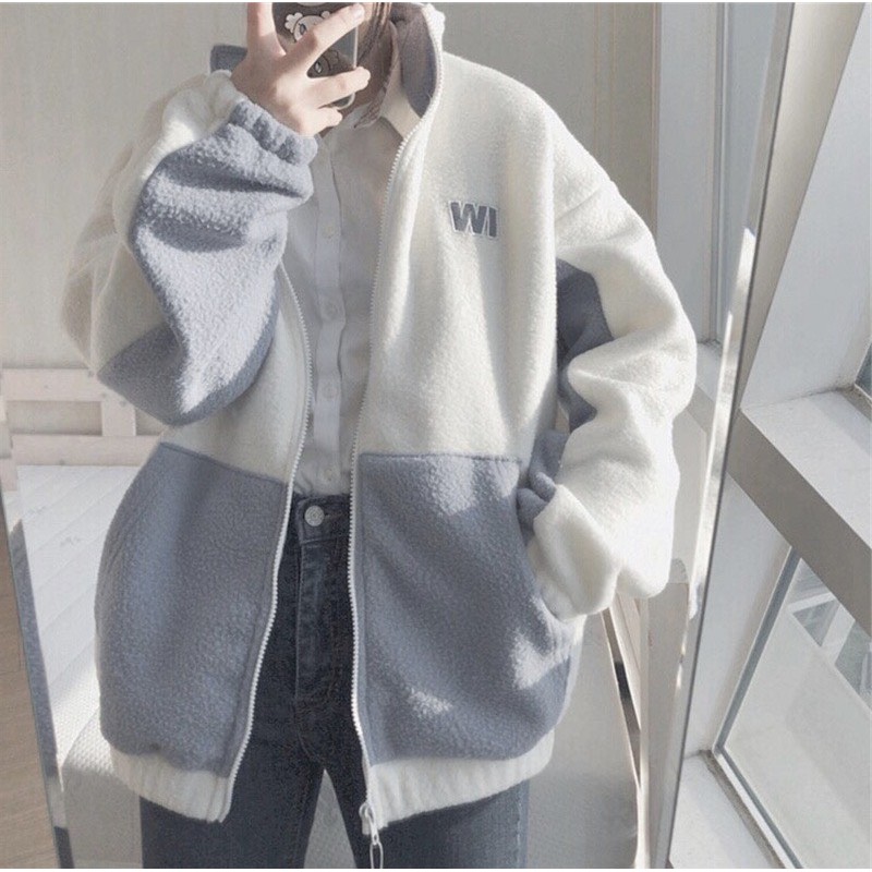 [ULZZANG] 🌼 Áo khoác bông lông cừu phiên bản mơi Hàn Quốc 2021 🌼 Em Gấu Shop