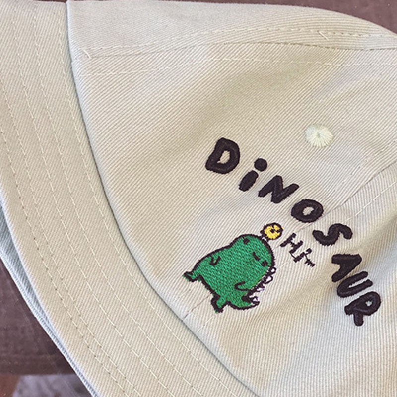 Mũ Tai Bèo Chống Nắng In Họa Tiết Khủng Long Hoạt Hình Thời Trang Xuân Hè Cho Bé Trai Và Gái
