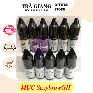 Mực Phun Xăm GH Khắc Sợi Sexy Brown Chính Hãng