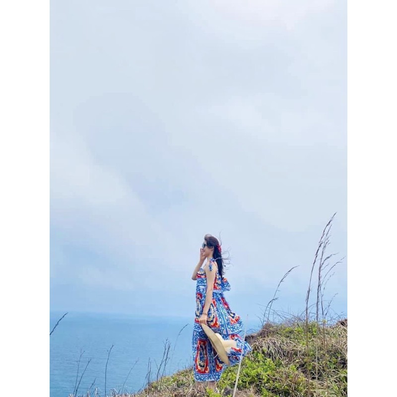 Đầm váy maxi tầng thổ Cẩm HaKieu Msp08 ( hình chụp thật) [HÀNG CHẤT LƯỢNG] | BigBuy360 - bigbuy360.vn